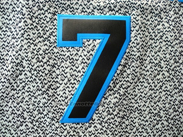 Maglia Moda Statico New York Knicks Carmelo Anthony #7 Grigio